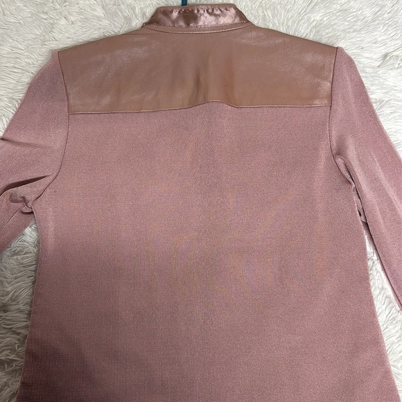 NWT Vintage Nygard Dusty Rise Quilted Leather and Rayon Barbie Jacket - Picture 9 of 9